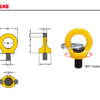 Tai cẩu mắt khóa Yoke- Đài Loan- Model 8-291k ( Key Eye Point)